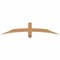 Ekena Millwork Bellingham Timber Gable Bracket, Western Red Cedar, 60"W x 12"H x 3 1/2"D x 3 1/2"F, 5/12 Pitch GBW060X12X0404BEL00SWR - alternate 1